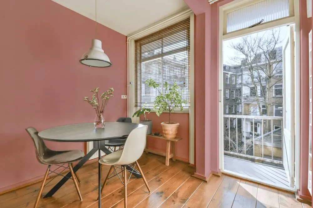 Benjamin Moore Rosy Tan living room