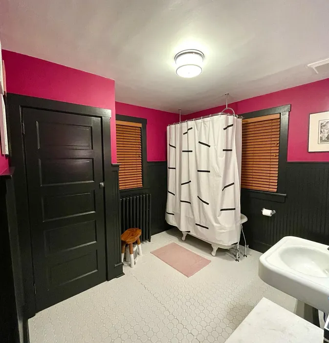 Benjamin Moore Royal Flush bathroom paint review