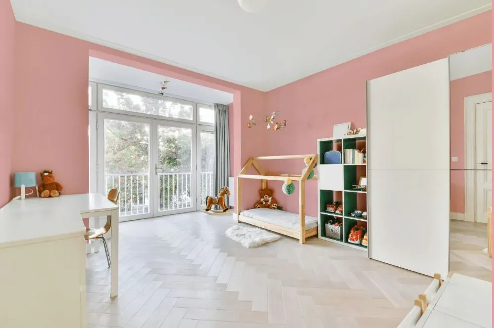 Benjamin Moore Sailor's Delight kidsroom interior, children's room