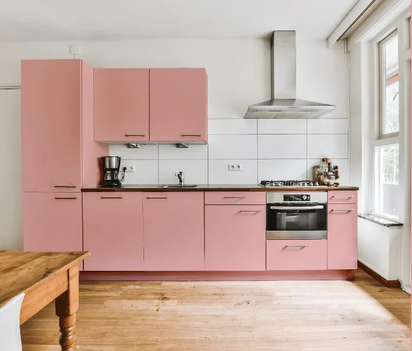 Benjamin Moore Sailor's Delight kitchen cabinets