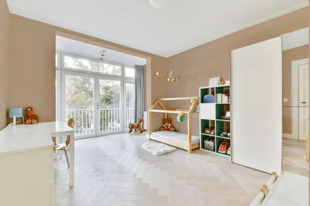 Benjamin Moore Saint Martin Sand kidsroom interior, children's room