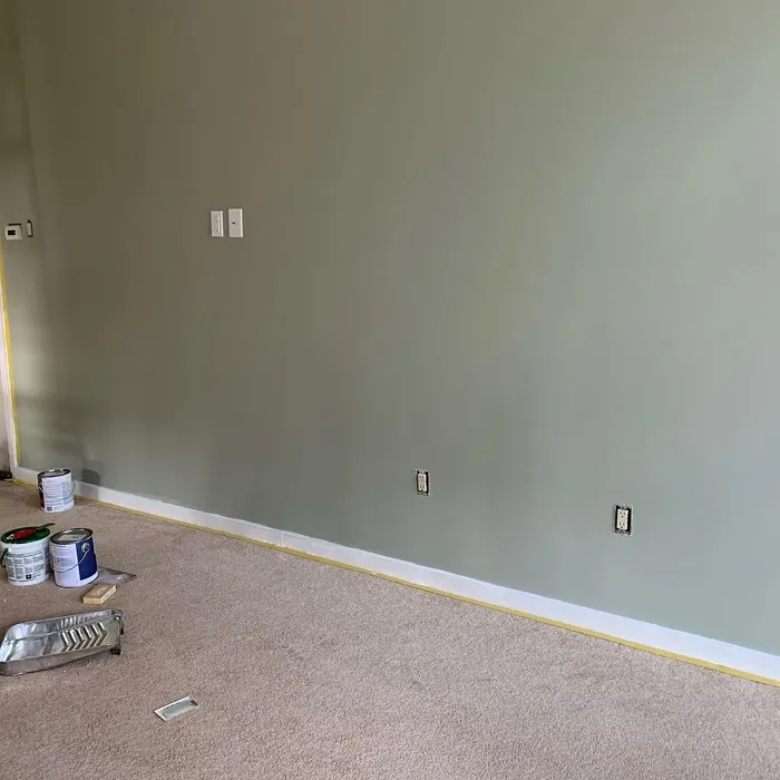 Benjamin Moore HC-114 living room color review