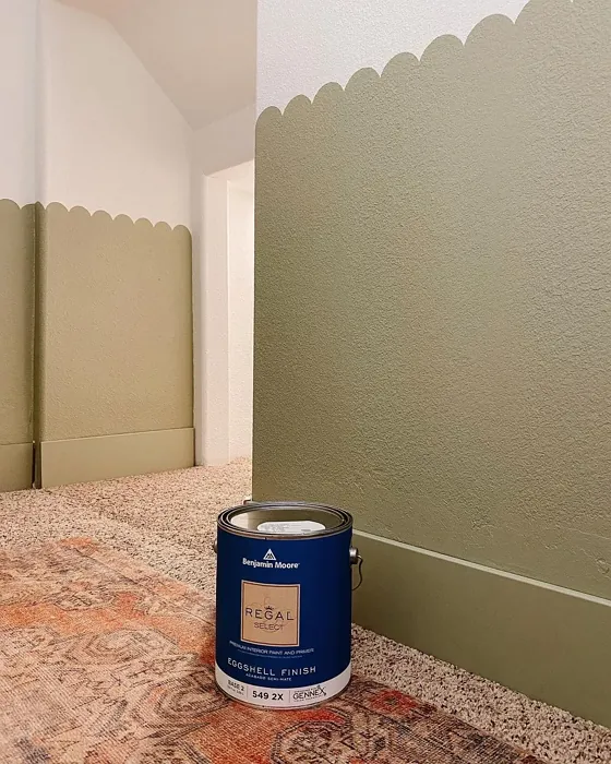 Saybrook Sage bedroom paint review