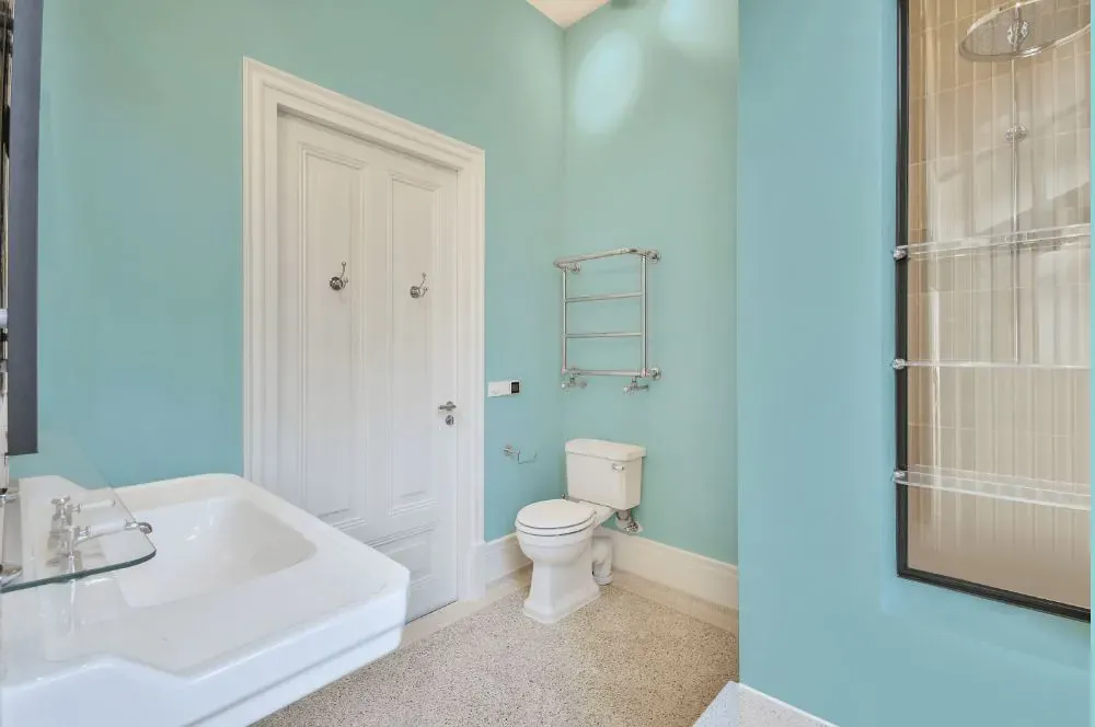 Benjamin Moore Seabrook bathroom