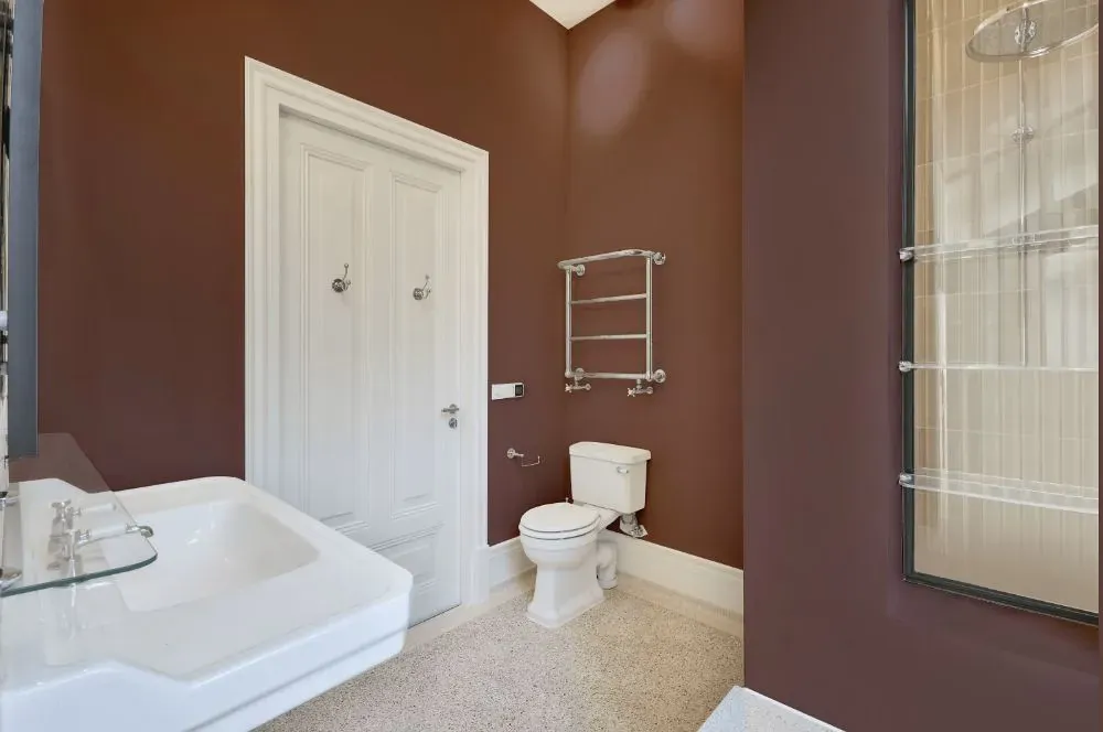 Benjamin Moore Sequoia bathroom