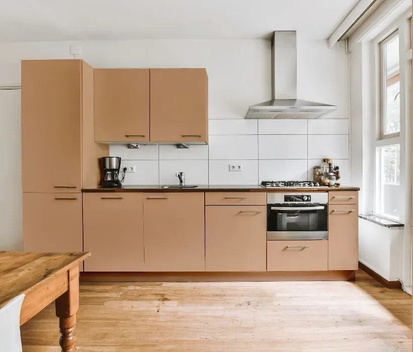 Benjamin Moore Serendipity kitchen cabinets