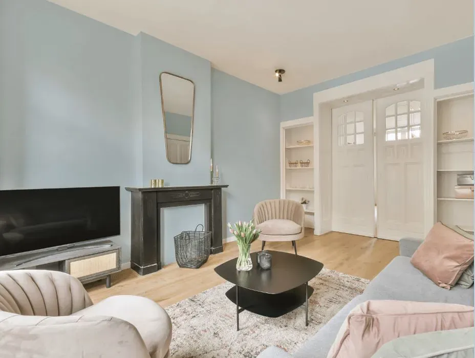 Benjamin Moore Sheer Bliss victorian house interior