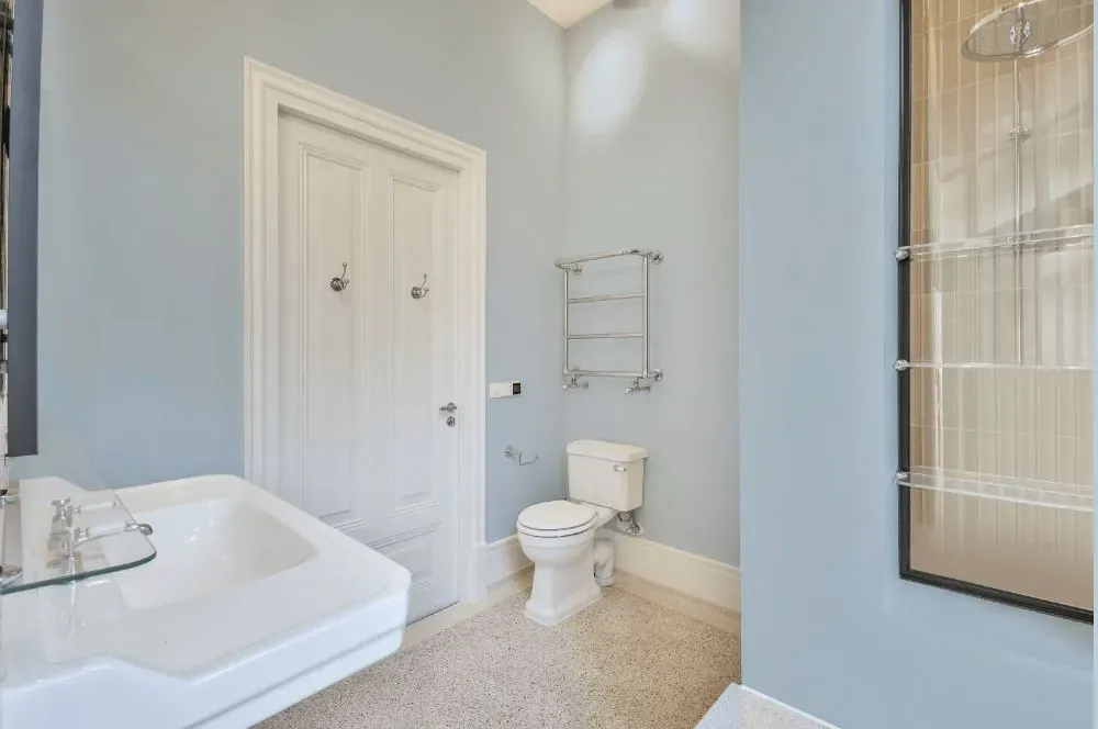 Benjamin Moore Sheer Bliss bathroom