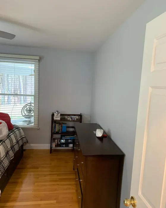 Benjamin Moore Sidewalk Gray bedroom paint review