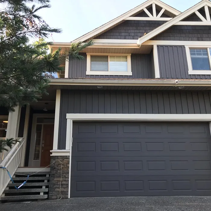 Benjamin Moore Silhouette house exterior 