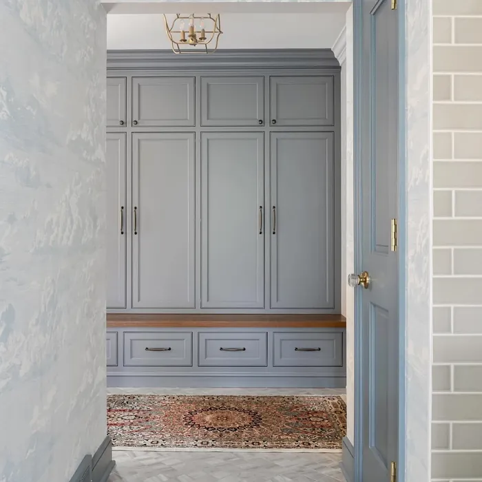 Slate Blue painted cabinets review