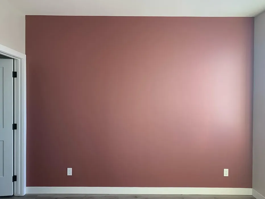 Benjamin Moore Somerville Red accent wall color