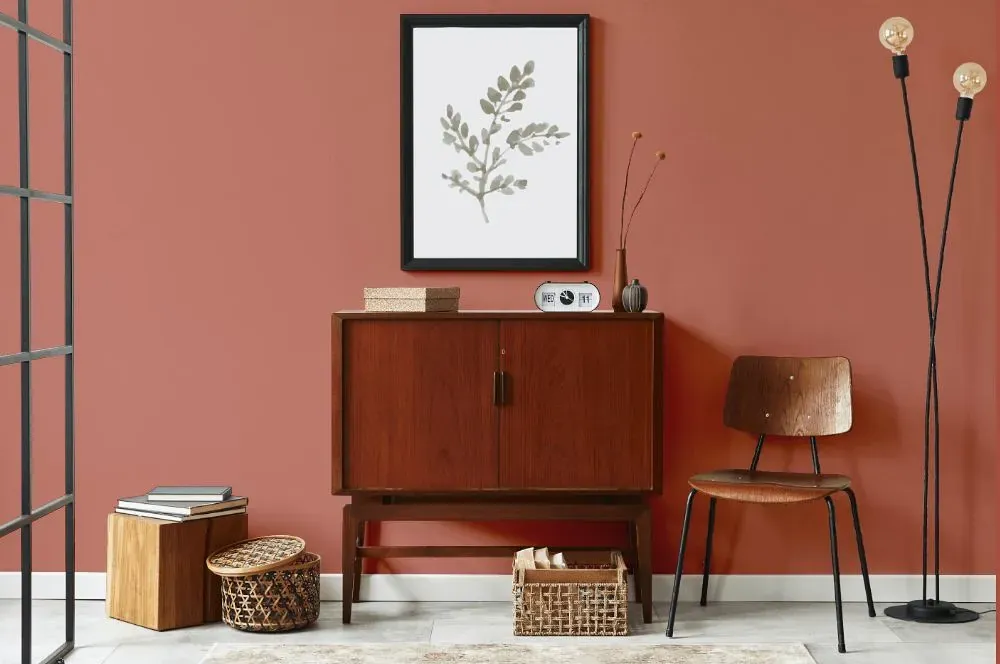 Benjamin Moore Spiced Apple Cider japandi interior