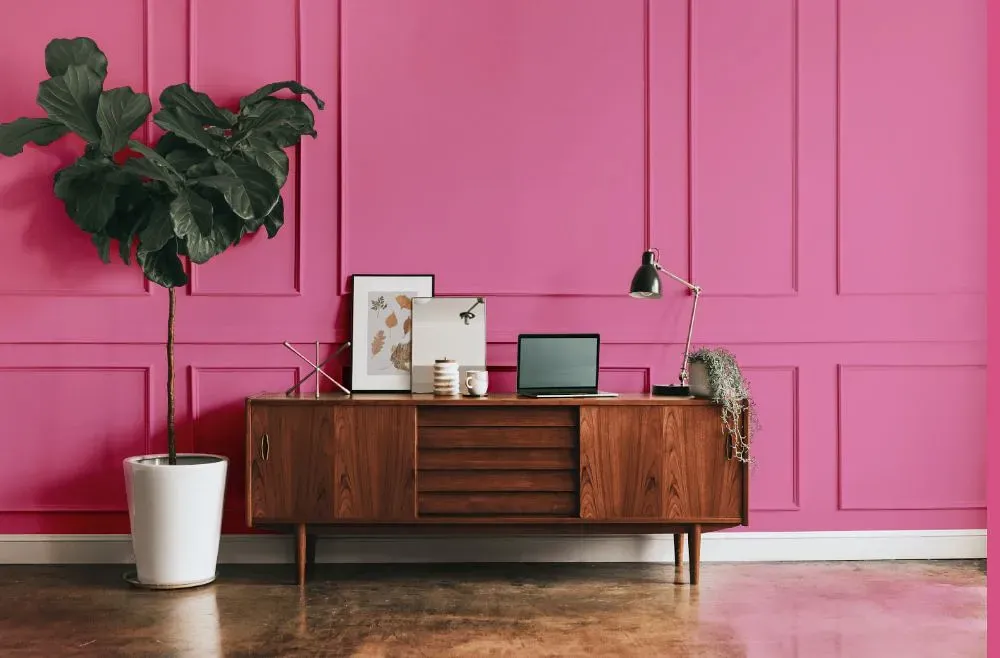 Benjamin Moore Springtime Bloom modern interior