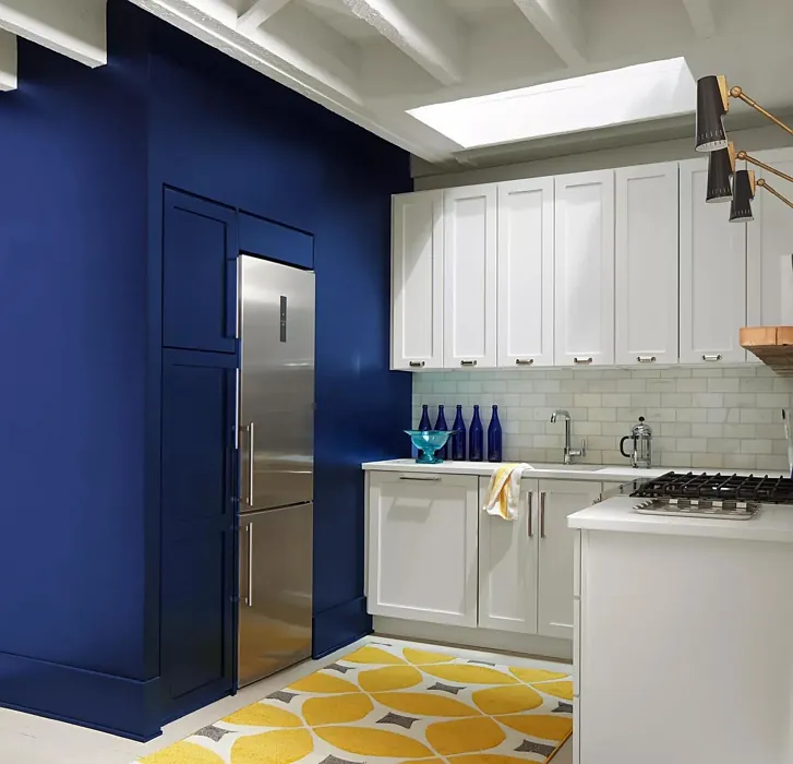 Starry Night Blue kitchen interior