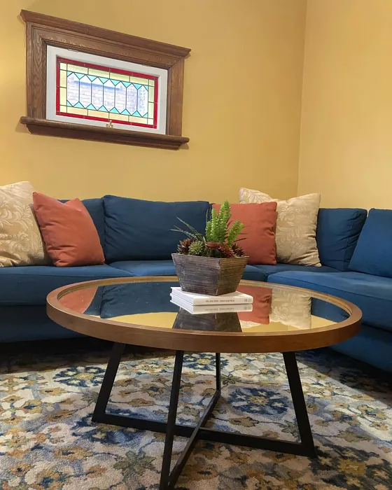 Benjamin Moore Stuart Gold living room photo