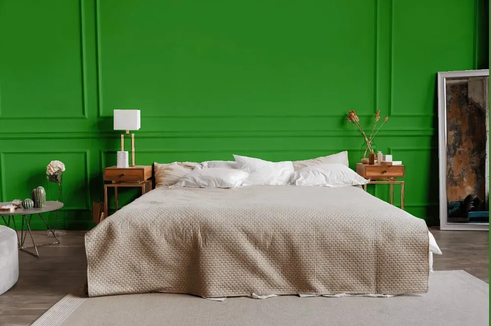 Benjamin Moore Sullivan Green bedroom