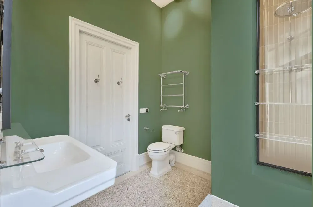 Benjamin Moore Summer's Day bathroom