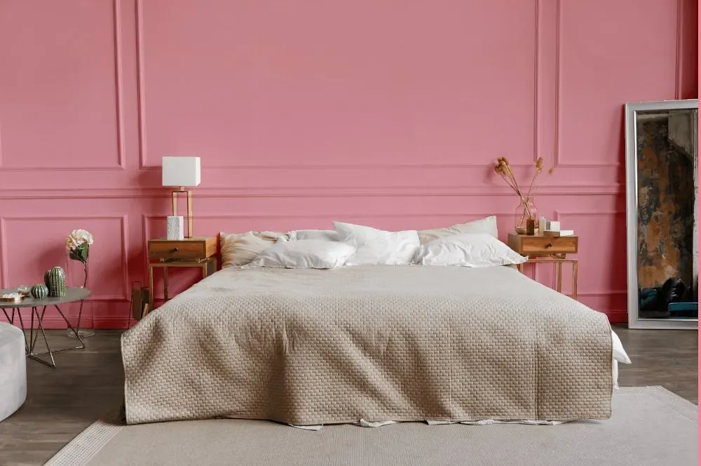Benjamin Moore Supple Pink bedroom