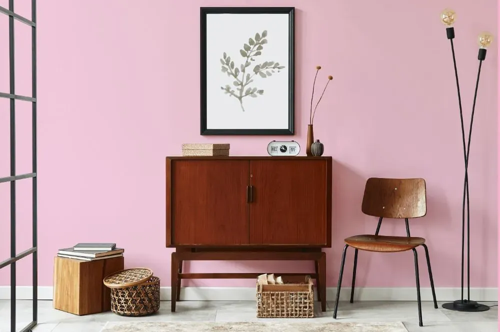 Benjamin Moore Sweet Taffy japandi interior