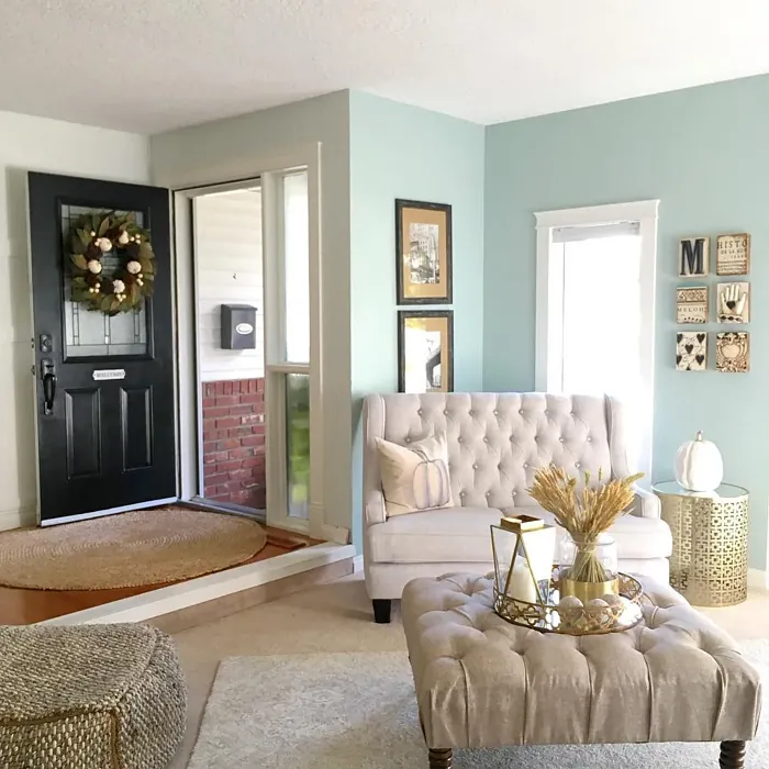 Sylvan Mist living room paint review