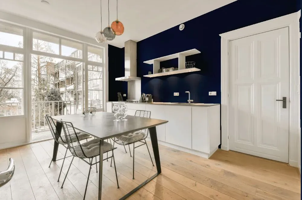 Benjamin Moore Symphony Blue kitchen review