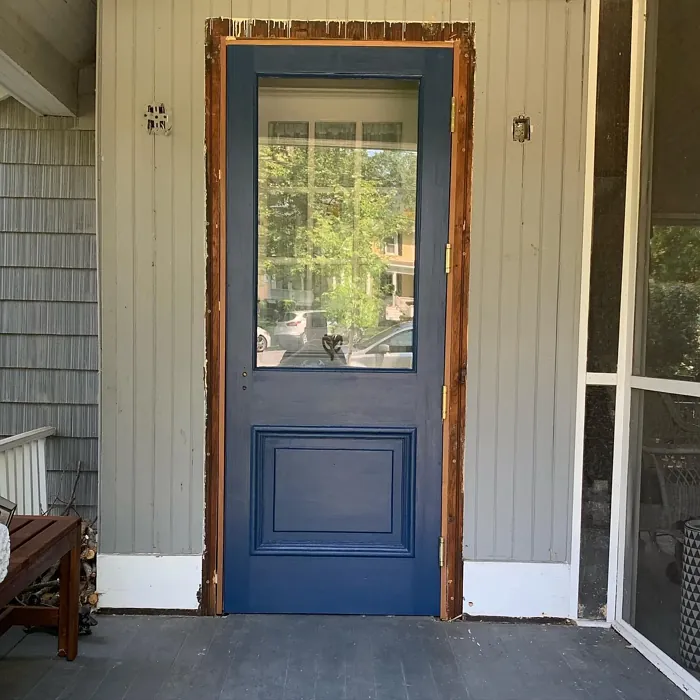 Benjamin Moore Symphony Blue Front Door
