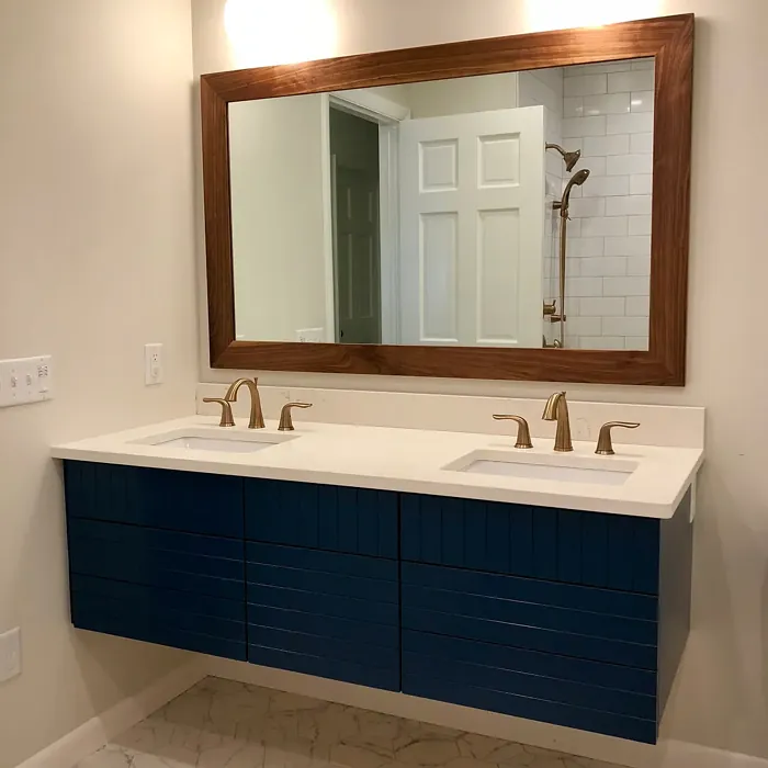 Benjamin Moore Symphony Blue Bathroom Vanity