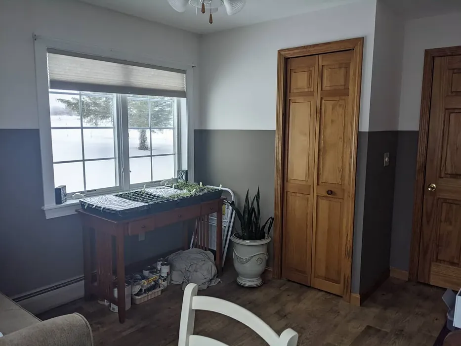 Taos Taupe wall paint color-block