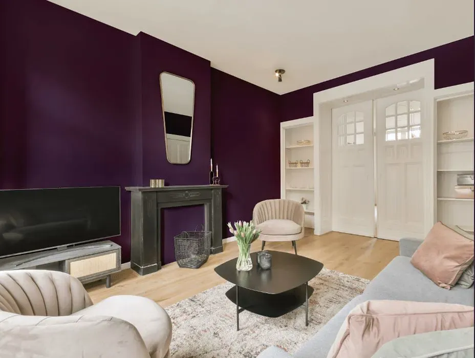 Benjamin Moore Taro victorian house interior