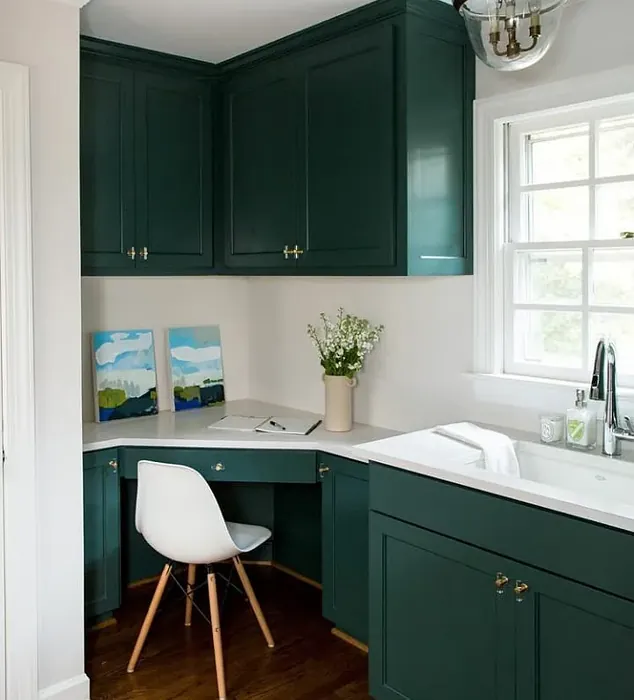 Benjamin Moore Tarrytown Green Kitchen Cabinets