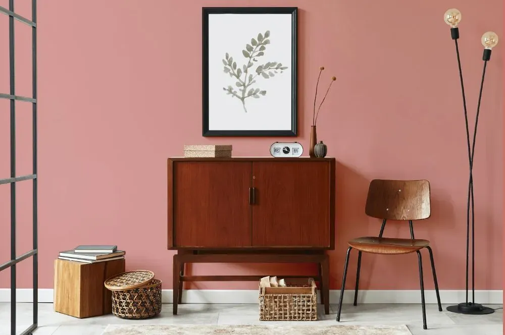 Benjamin Moore Tender Pink japandi interior