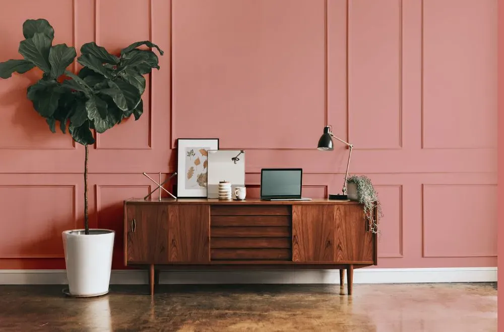 Benjamin Moore Tender Pink modern interior