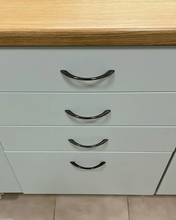 Thornton Sage kitchen cabinets 