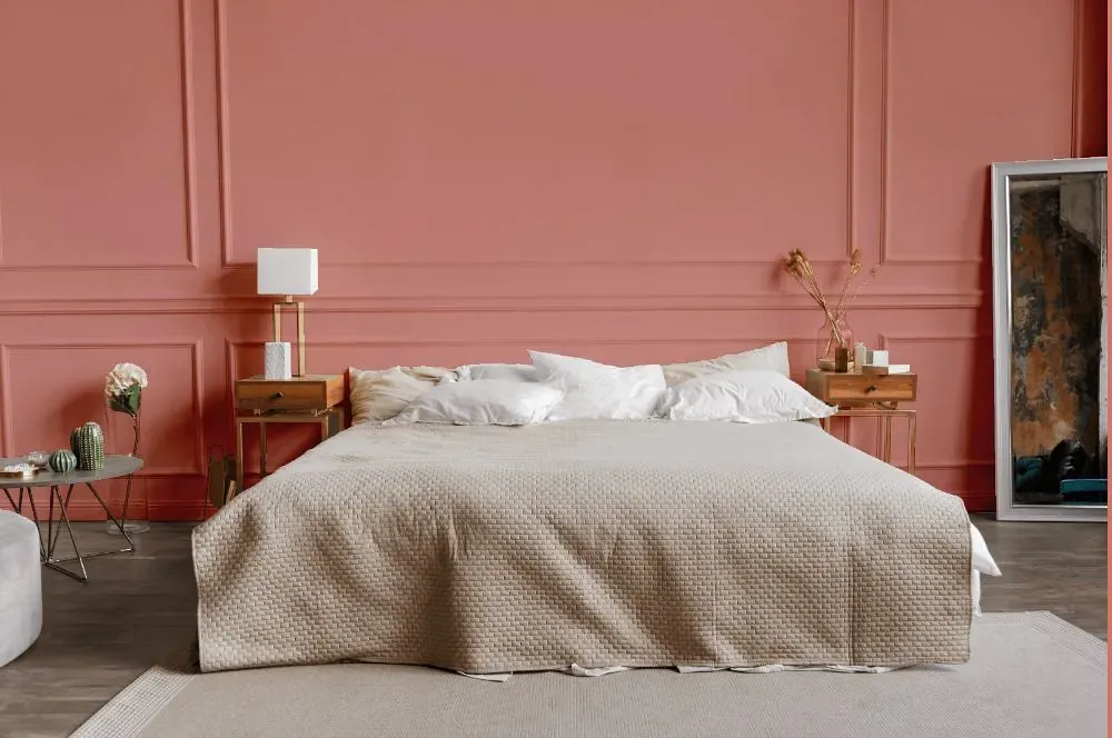 Benjamin Moore Tomato Cream Sauce bedroom