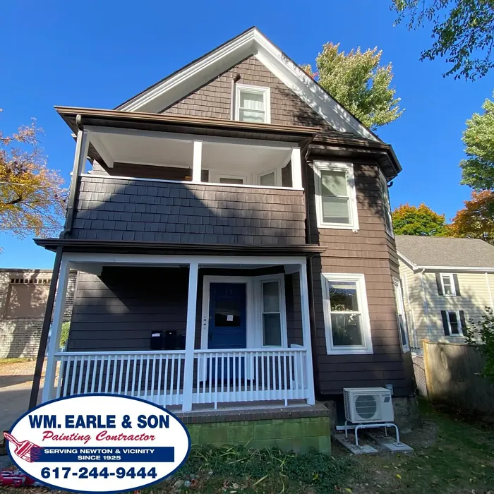 Benjamin Moore Topeka Taupe exterior color