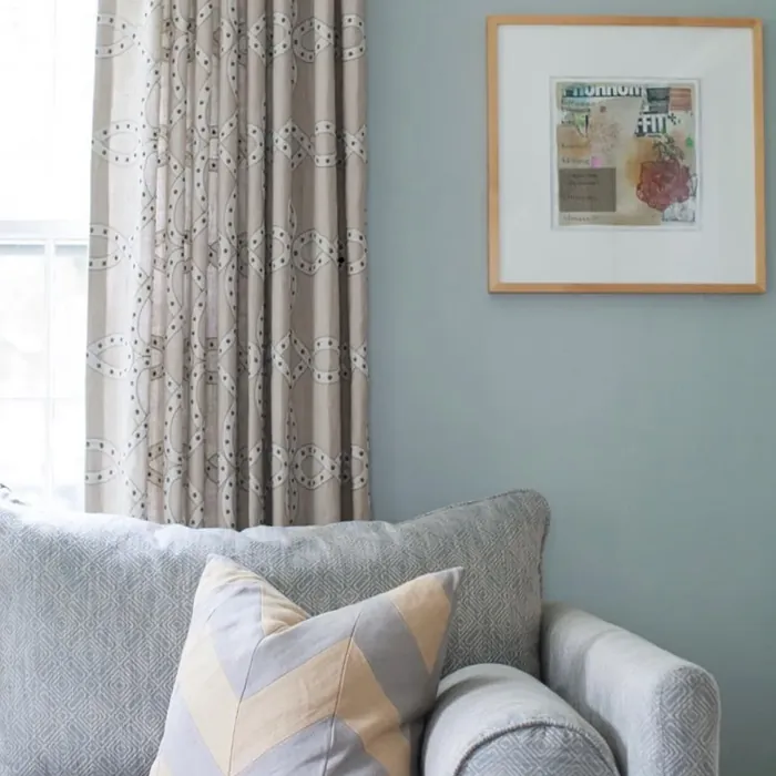 Benjamin Moore Tranquility living room paint
