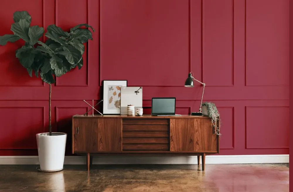 Benjamin Moore Travers Red modern interior