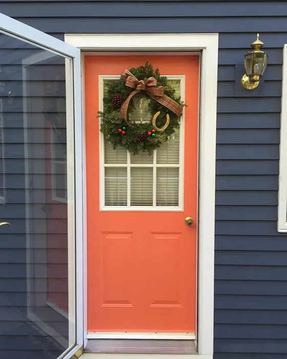 Tucker Orange front door 
