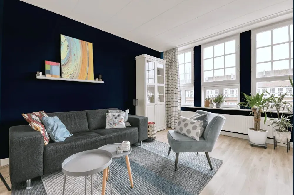 Benjamin Moore Twilight living room walls