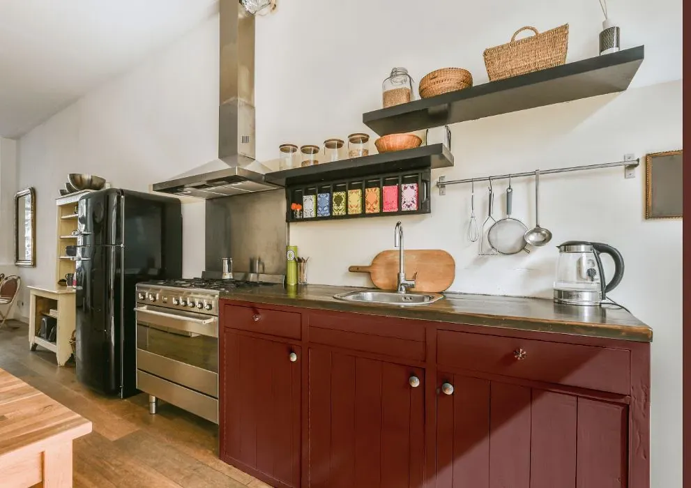 Benjamin Moore Twilight Dreams kitchen cabinets