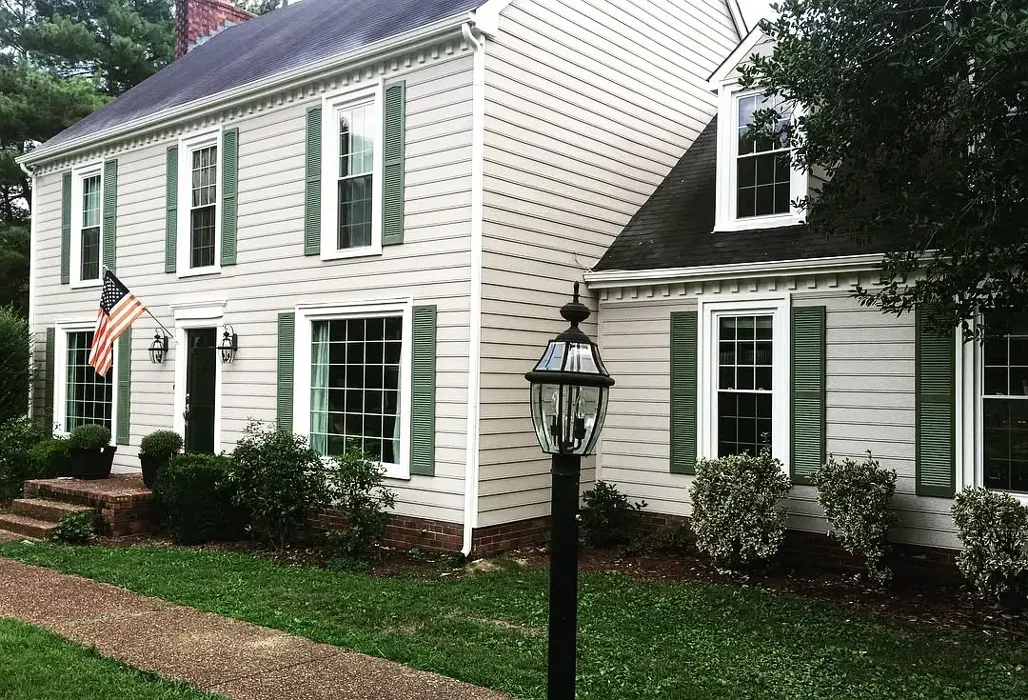 Benjamin Moore Tyler Gray house exterior 
