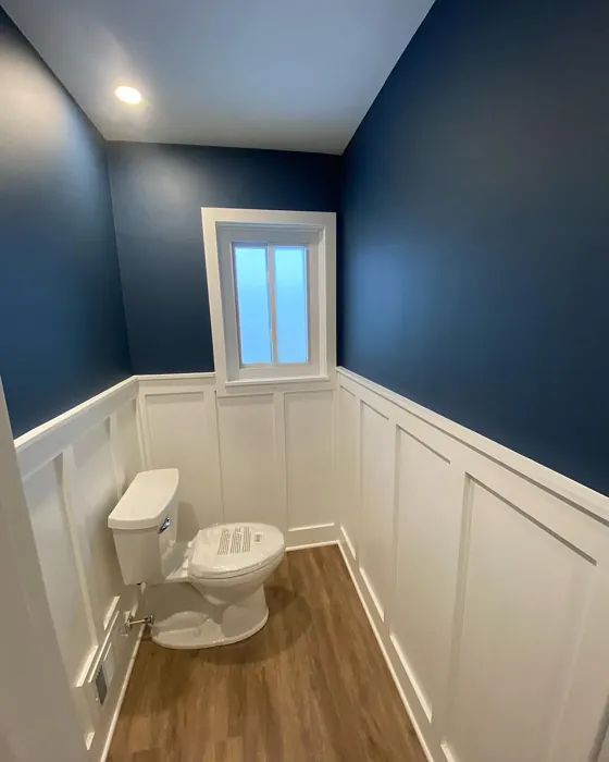 Bm Van Deusen Blue Bathroom