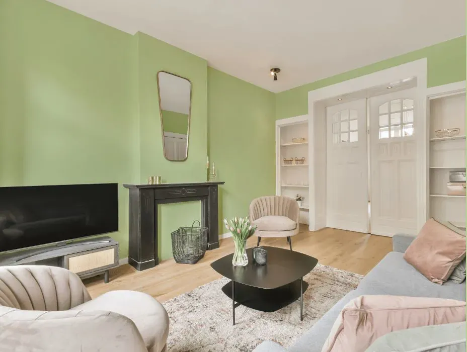 Benjamin Moore Veranda View victorian house interior