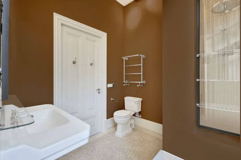 Benjamin Moore Vero Beach Tan bathroom