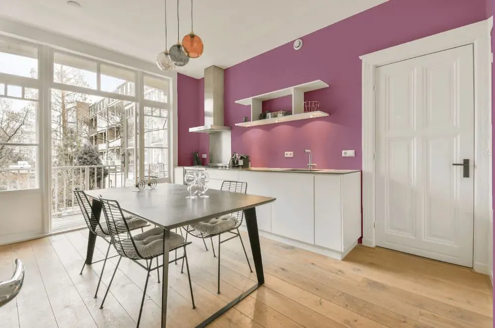 Benjamin Moore Victorian Purple kitchen review