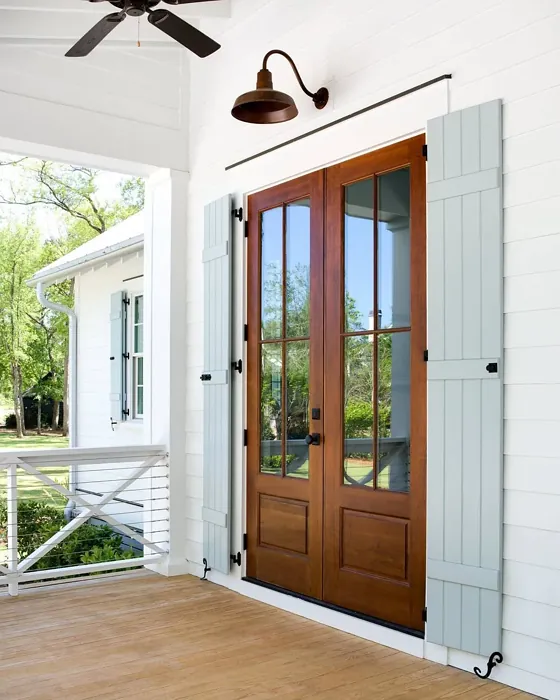 Benjamin Moore Wales Gray exterior paint