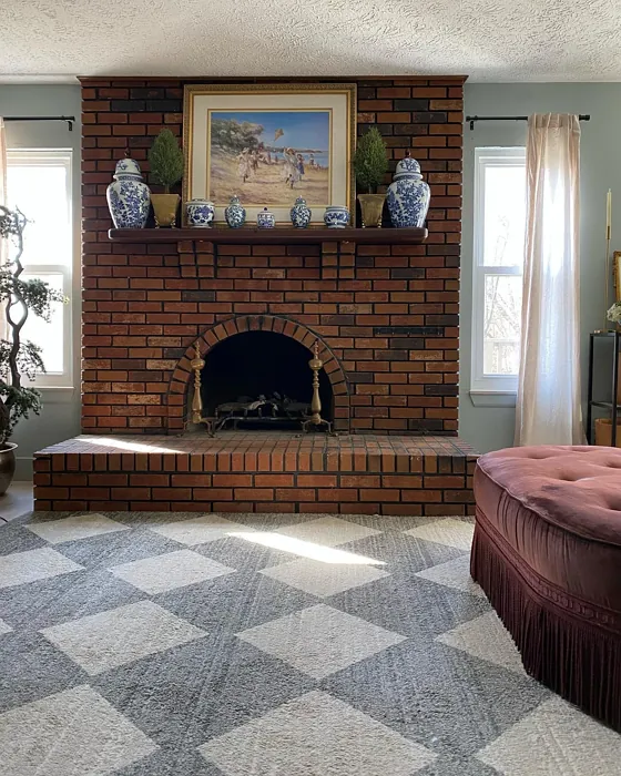 Benjamin Moore Wales Gray living room paint review