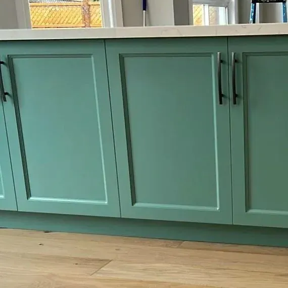 Waterbury Green Kitchen Cabinets