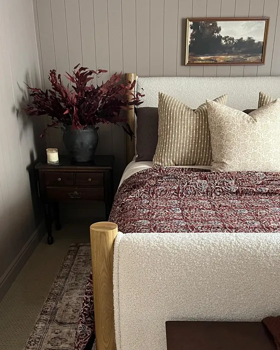 Benjamin Moore Weimaraner bedroom color